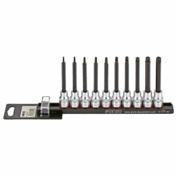 Bitdopset 3/8 ", TX-H long 10-pieces on rail