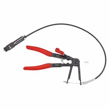 Flexible hose clamp pliers