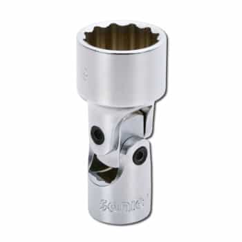 Cardan socket 3/8", 12-sided 16mm