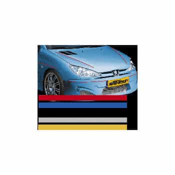 Universal self-adhesive striping AutoStripe Cool200 - Silver - 3mm x 975cm