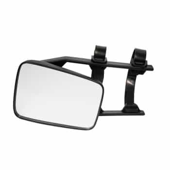 Universal attachment mirror with flexible arms