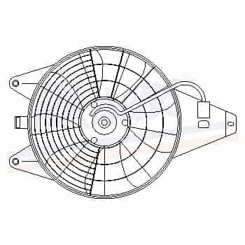 Fan, A/C condenser