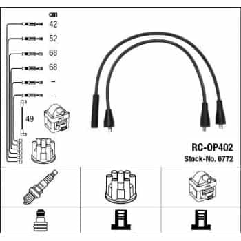 Ignition Cable Kit 0772 NGK