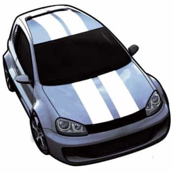 ViperStripes white - set of 2 pieces - length 500cm / width 10cm