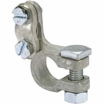 Battery/battery terminal clamp