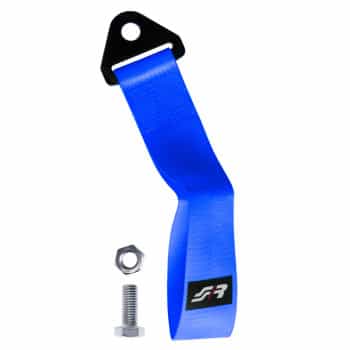 Simoni Racing Towing Eye Belt - Blue - max. 3000 kg - Length 28 cm