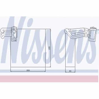 Evaporator, air conditioning