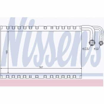 Evaporator, air conditioning