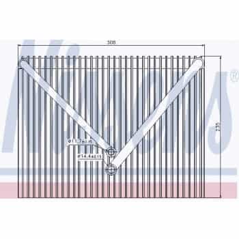Evaporator, air conditioning