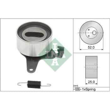 Tensioner Pulley, timing belt 531010620 Ina