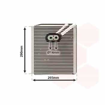 Evaporator, air conditioning