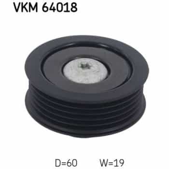 Deflection/Guide Pulley, v-ribbed belt VKM 64018 SKF