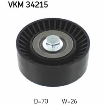 Deflection/Guide Pulley, v-ribbed belt VKM 34215 SKF