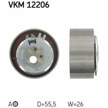 Tensioner Pulley, timing belt VKM 12206 SKF