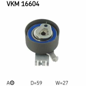 Tensioner Pulley, timing belt VKM 16604 SKF