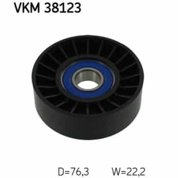 Tensioner Pulley, v-ribbed belt VKM 38123 SKF