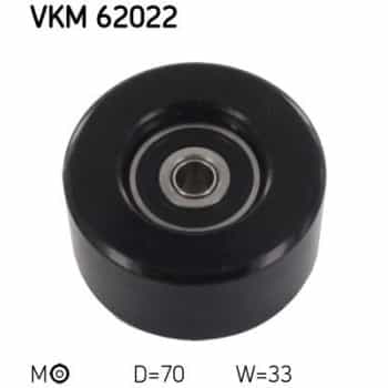 Tensioner Pulley, v-ribbed belt VKM 62022 SKF