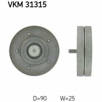 Deflection/Guide Pulley, v-ribbed belt VKM 31315 SKF