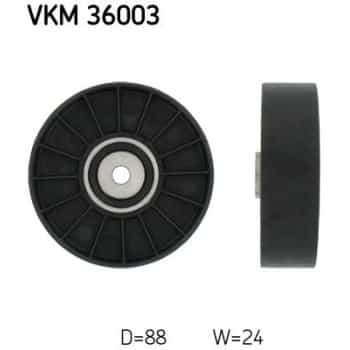 Deflection/Guide Pulley, v-ribbed belt VKM 36003 SKF