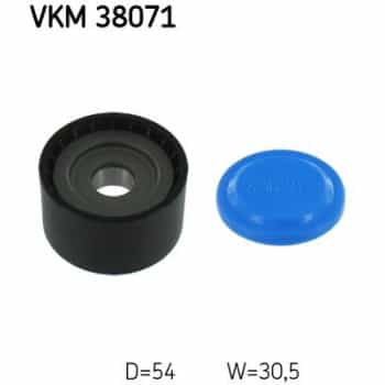 Deflection/Guide Pulley, v-ribbed belt VKM 38071 SKF