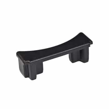 Wheel gutter end cap