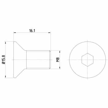 Bolt, brake disc