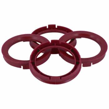 TPI ​Centering Rings 67.1->56.1mm Red 4 pieces