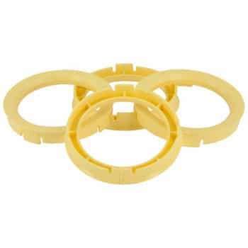 TPI ​Centering Rings 70.1->58.1mm Yellow 4 pieces