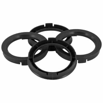 TPI Centering Rings 73.0->71.6mm Black 4 pieces