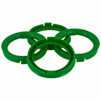 TPI ​Centering Rings 74.1->57.1mm Green 4 pieces