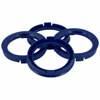 TPI ​Centering Rings 76.1->56.6mm Blue 4 pieces