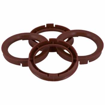 TPI Centering Rings 70.4->66.6mm Brown 4 pieces