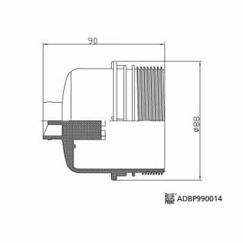 Cap, oil filter housing