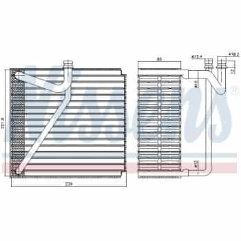 Evaporator, air conditioning