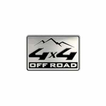 Aluminum Emblem/Logo - 4x4 OFF ROAD - 5,5x3,6cm