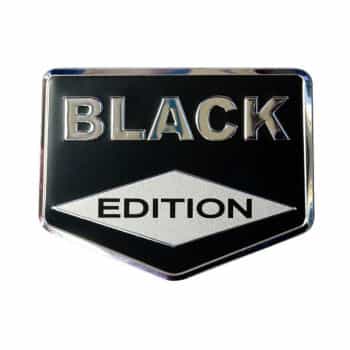 Aluminum Emblem/Logo - BLACK EDITION - 8x6,2cm