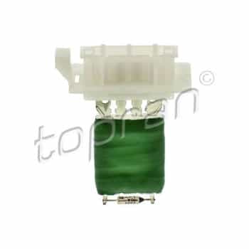 Resistor, interior blower