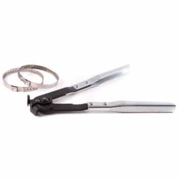 Axle boot clamping pliers