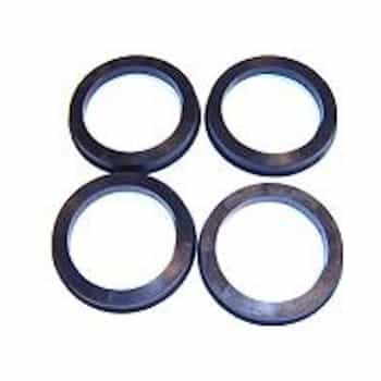 Sinatec Centering Rings 70.1->57.1mm Black 4 pieces