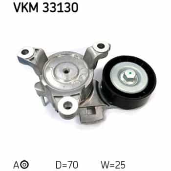 Tensioner Pulley, v-ribbed belt VKM 33130 SKF