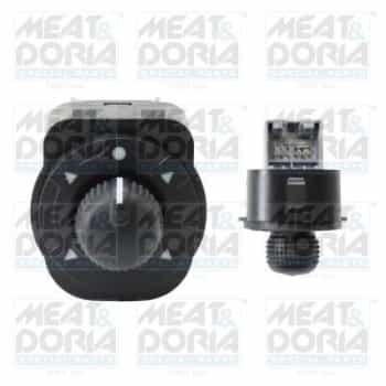 Switch, mirror adjustment