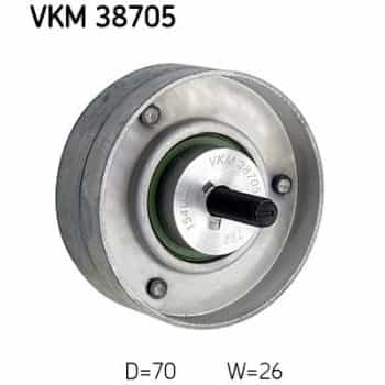 Deflection/Guide Pulley, v-ribbed belt VKM 38705 SKF
