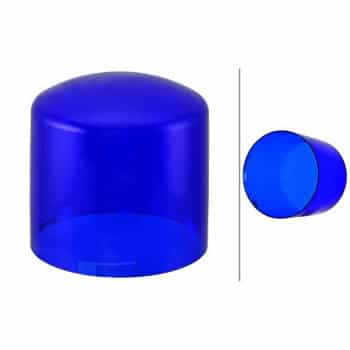 Lens, rotating beacon