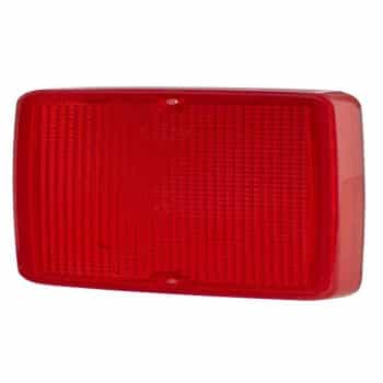 Lens, tail fog light