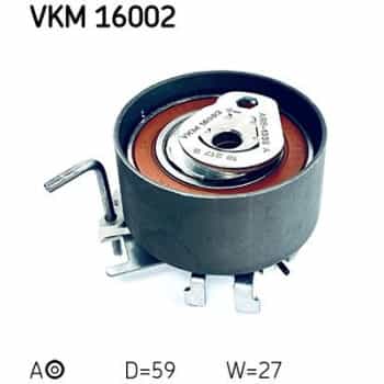 Tensioner Pulley, timing belt VKM 16002 SKF