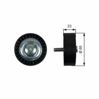 Deflection/Guide Pulley, V-ribbed belt DriveAlign® T36622 Gates
