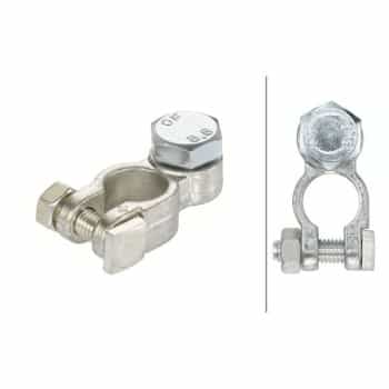 Battery/battery terminal clamp