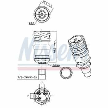 Pressure switch, air conditioning