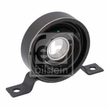 cardan shaft bearing with integrated roller bearings