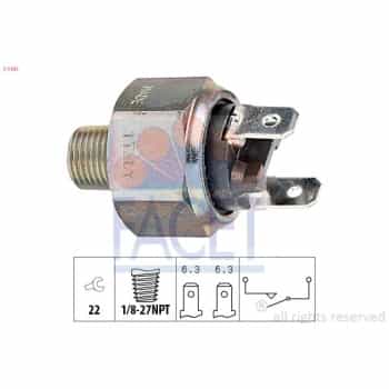 Brake Light Switch Made in Italy - OE Equivalent 7.1101 Facet